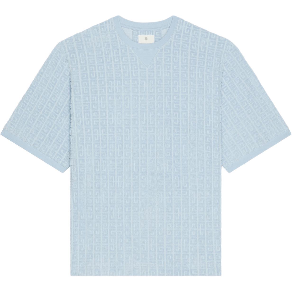 

Махровая футболка с коротким рукавом Givenchy, синяя