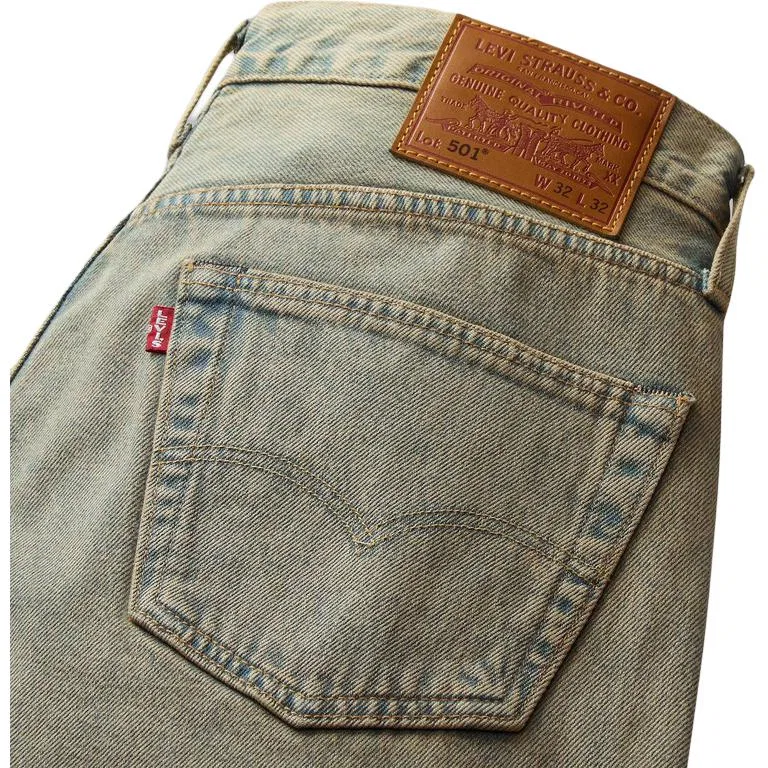 Джинсы 501 button-fly Levis, Gray — фото 3