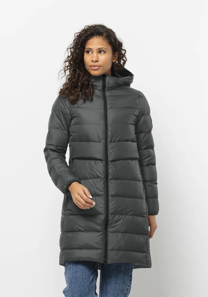

Пуховик Jack Wolfskin "LENAUPLATZ COAT W", зеленый