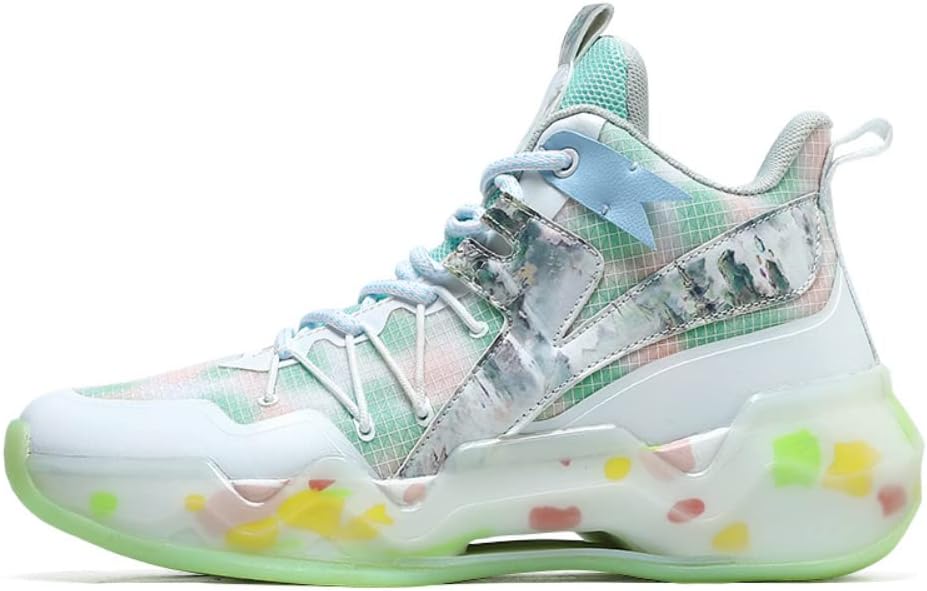 

Дышащие баскетбольные кроссовки, беговые кроссовки, спортивная обувь, уличная обувь, кроссовки, тренировочная обувь, мужская обувь, мода Rongfenghuang, белый