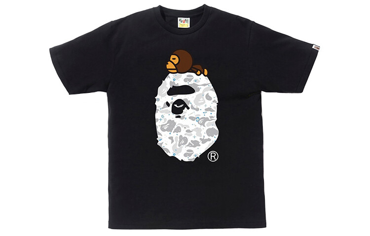 

Футболка серии Ape Head унисекс A Bathing Ape, белый