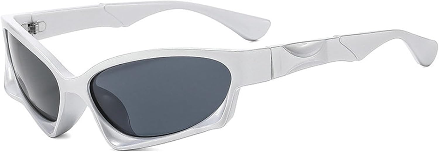 

Солнцезащитные очки Helena Y2K Punk Cat Eye для женщин, 2024 год, роскошный дизайн, особая форма, нестандартная форма, спортивные очки, защита от ультрафиолета UV400, C2