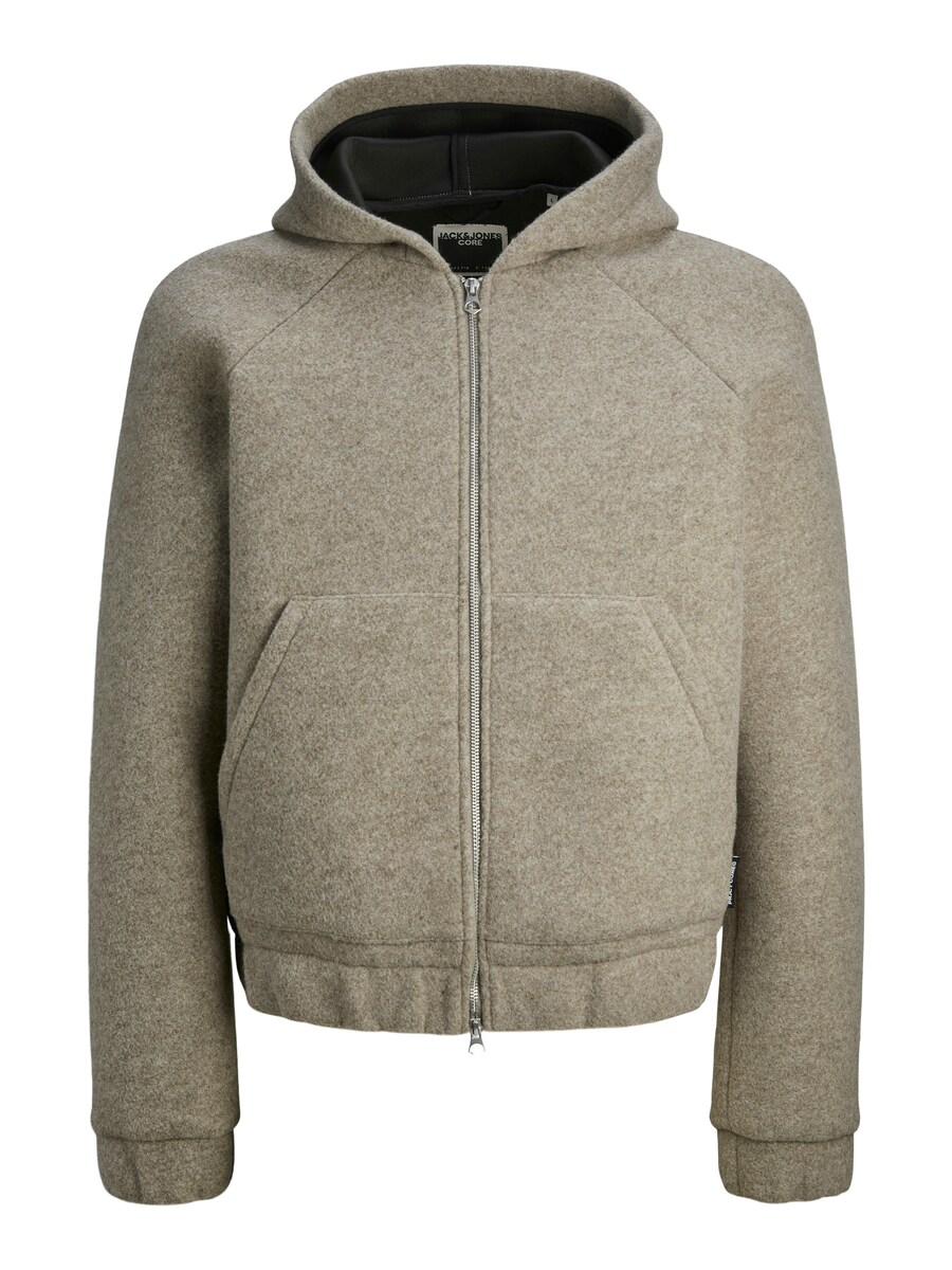 

Толстовка с капюшоном на молнии JACK & JONES Zip-Up Hoodie JCOTerrain, пятнистый серый