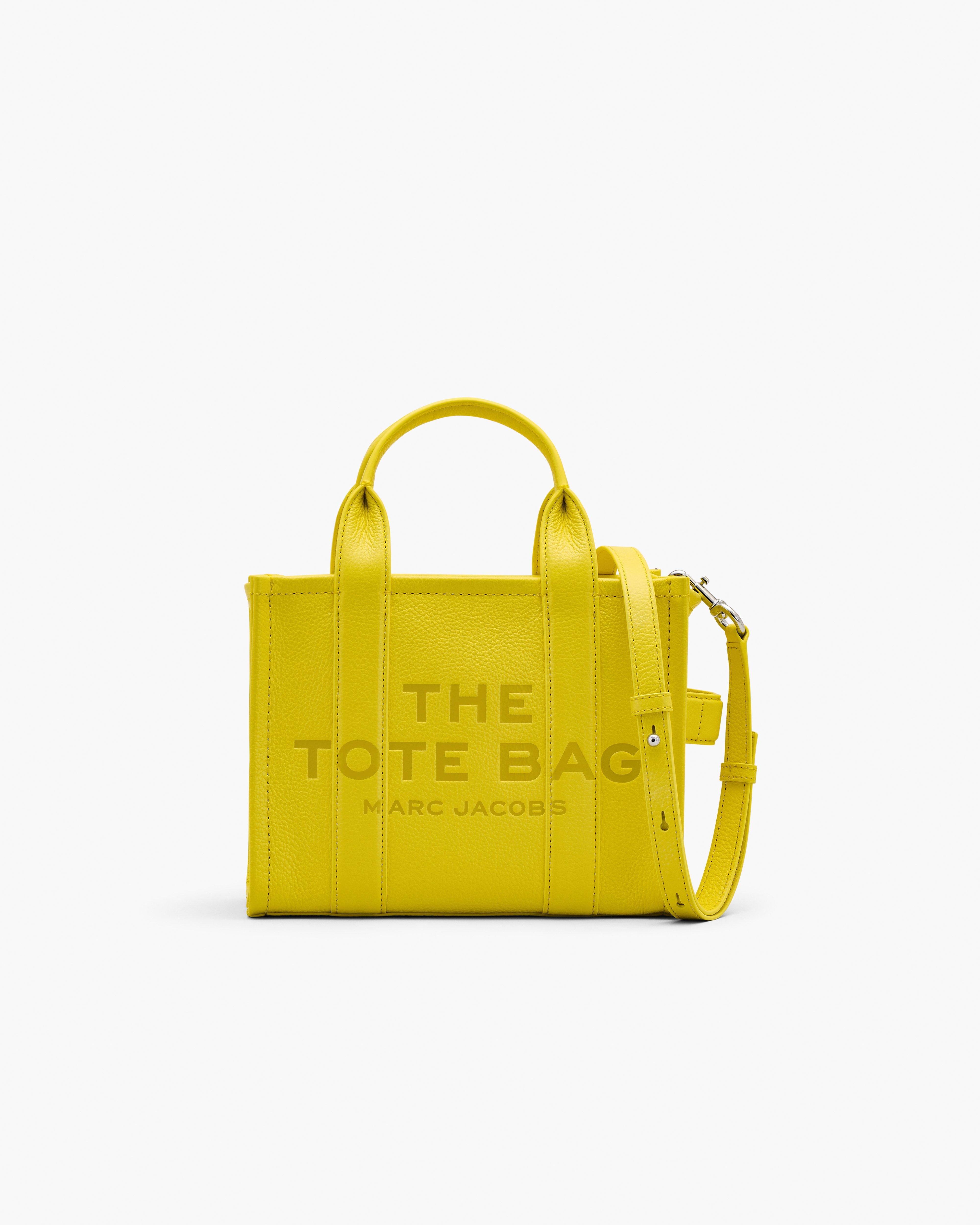 

Маленькая кожаная сумка-тоут Marc Jacobs, цвет Daisy Yellow