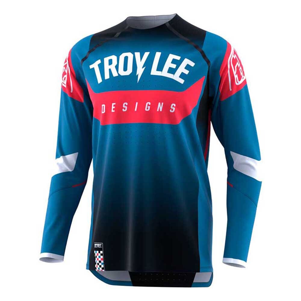 

Джерси с длинным рукавом Troy Lee Designs Sprint, синий
