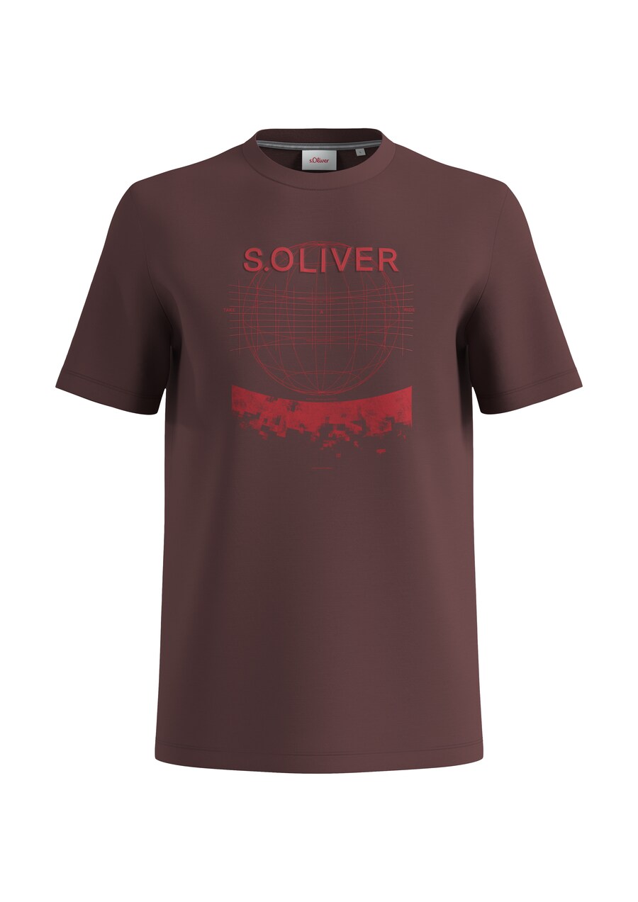 

Классическая футболка s.Oliver Shirt, коричневый