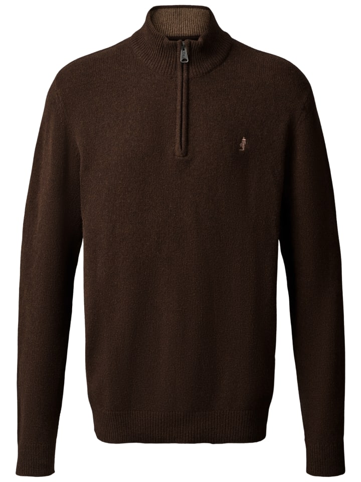 

Свитер Axel темно-коричневого меланжевого цвета MCS