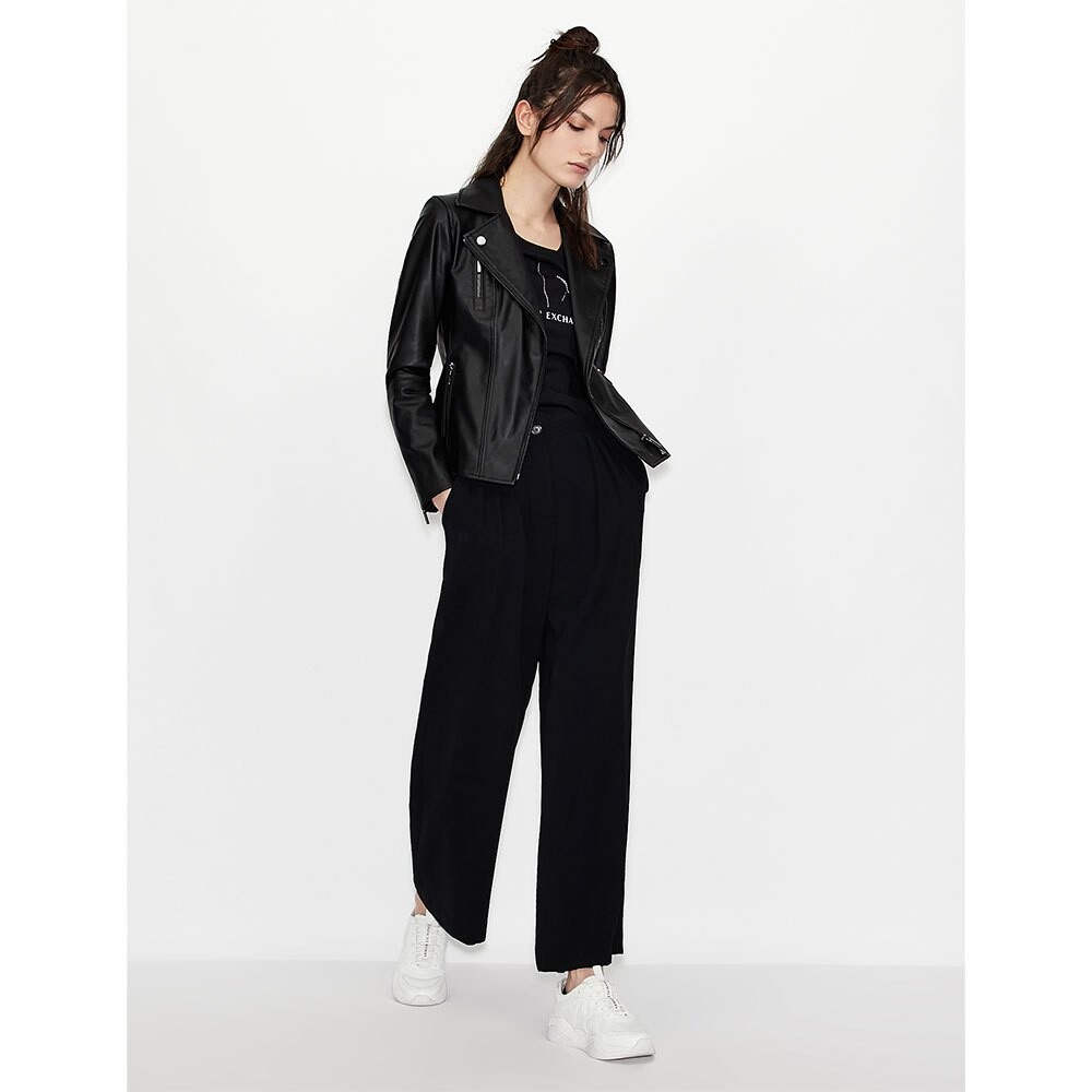 

Куртка Armani Exchange 8NYB13_YNVLZ Leather, черный