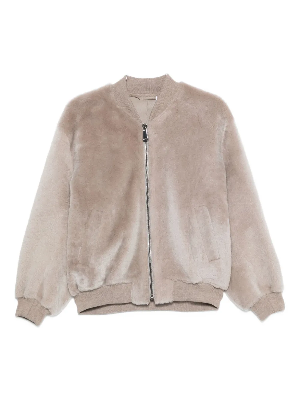 

Бомбер из искусственного меха Simonetta Ravizza, нейтральный