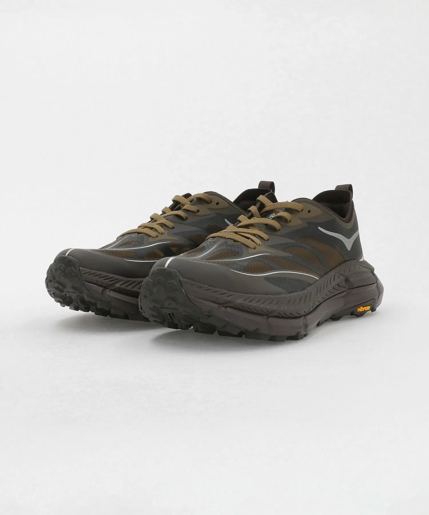 Мужские кроссовки HOKA Mafate Speed 4 Lite коричневые — фото 3