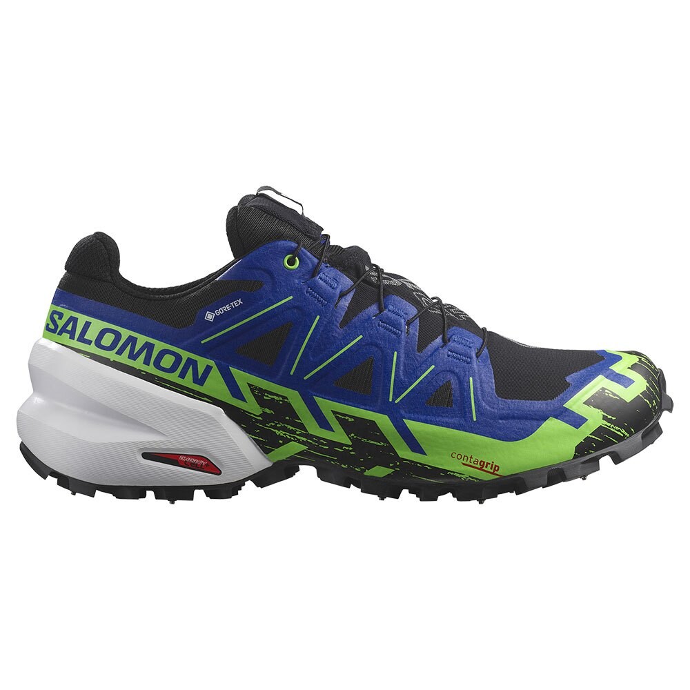 

Кроссовки Salomon Spikecross 6 Goretex Trail, синий, Синий;серый, Кроссовки Salomon Spikecross 6 Goretex Trail, синий