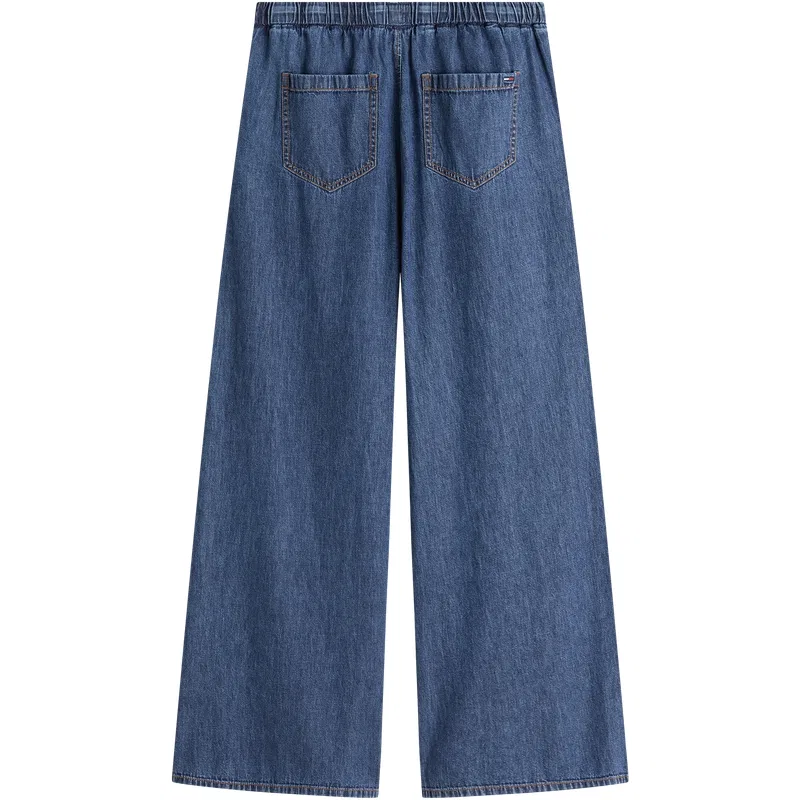 Джинсы женские denim blue 1A5 moderate straight fit Tommy Hilfiger — фото 3