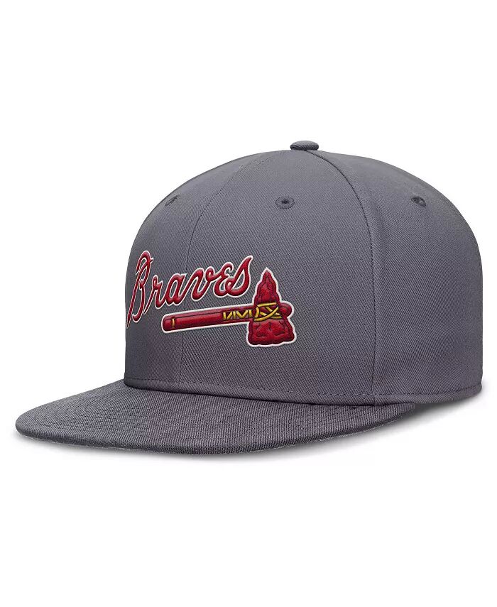 

Мужская серая шапка Atlanta Braves Performance True Fitted Nike