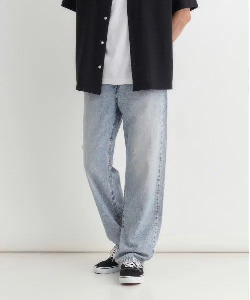 【Levi's】565 Свободные прямые джинсы (винтажный стиль / свободный деним / градиентный цвет) — фото 2
