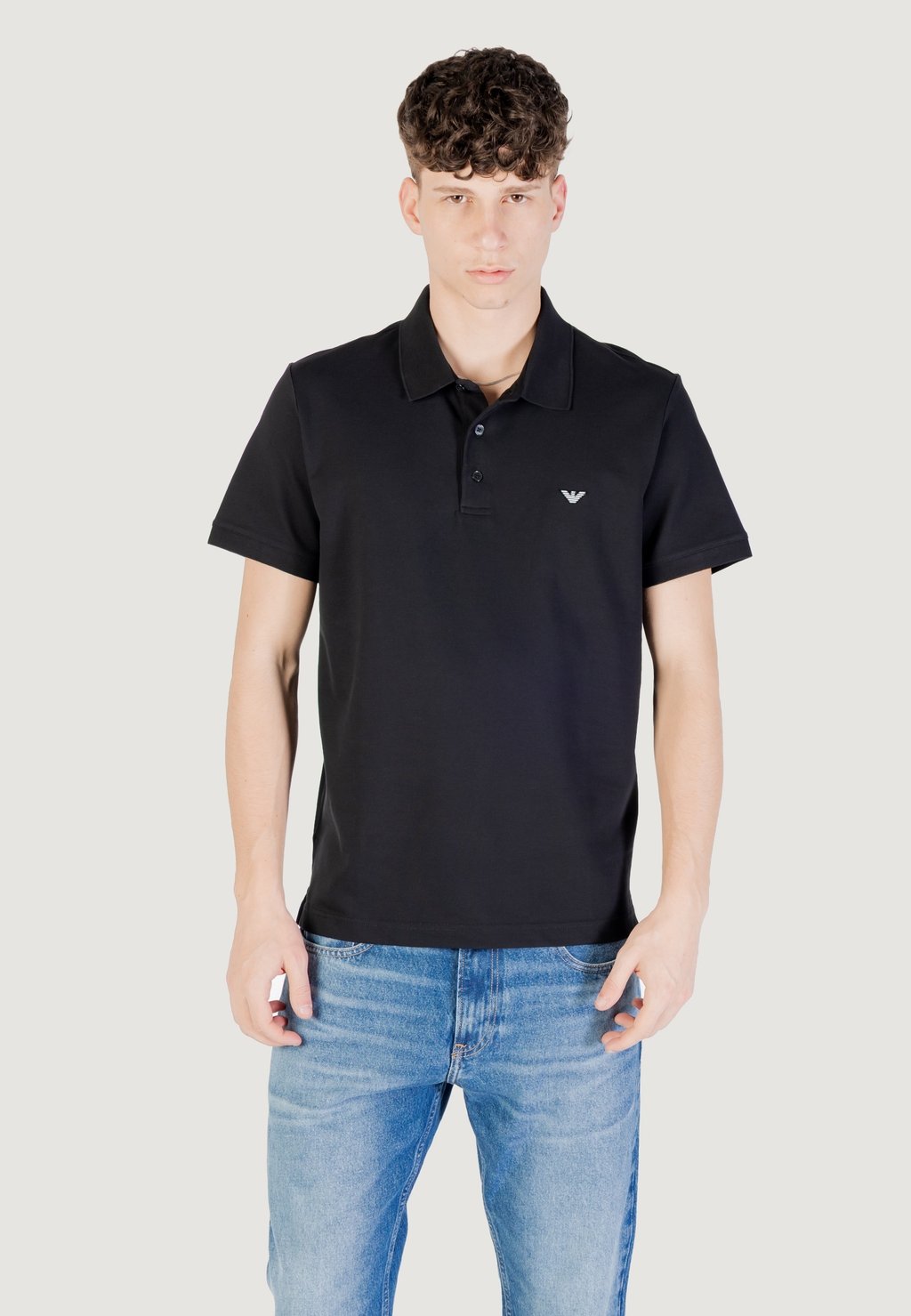 

Рубашка поло Emporio Armani, черный