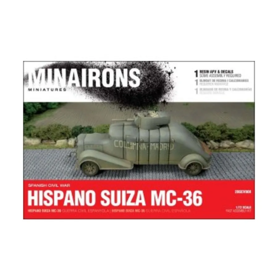 

Испано Суиза MC-36, Spanish Civil War - Vehicles (1:72)