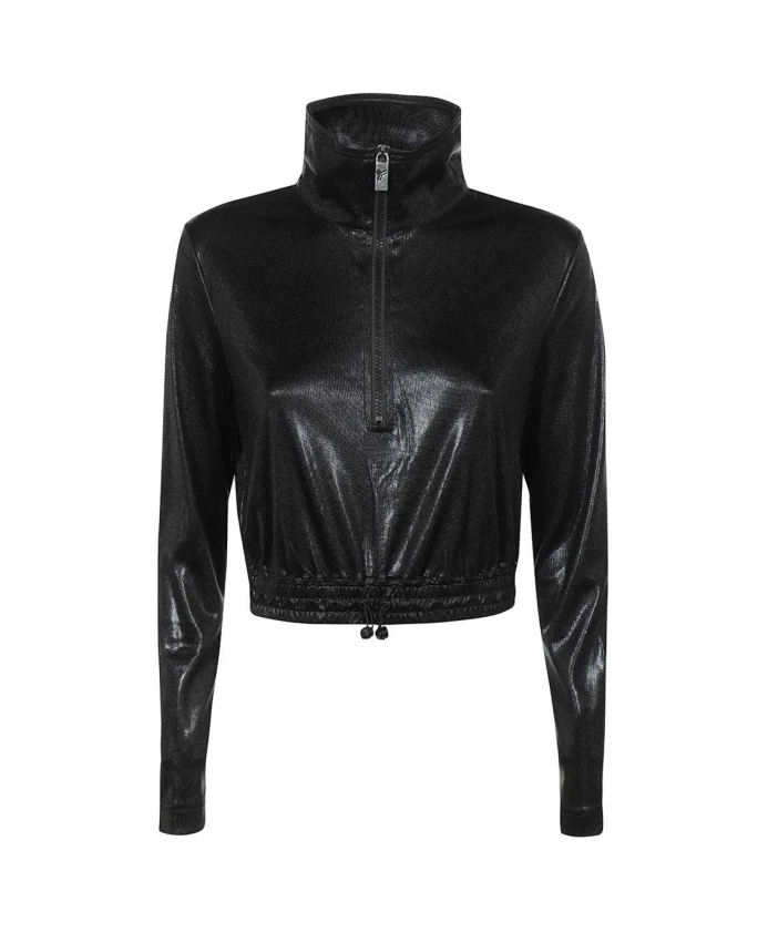 

Стильная короткая толстовка на молнии John Richmond, черный