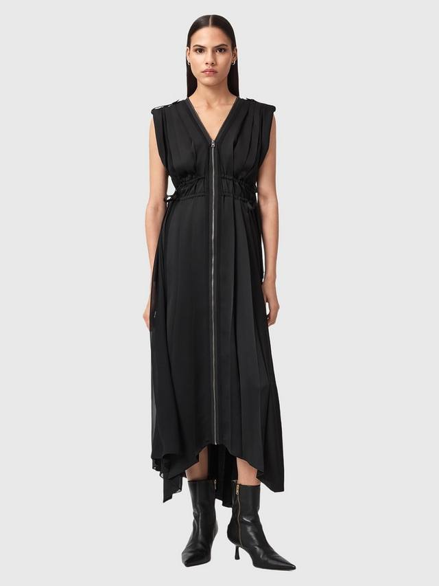 

Асимметрированное платье миди Amala без рукавов AllSaints