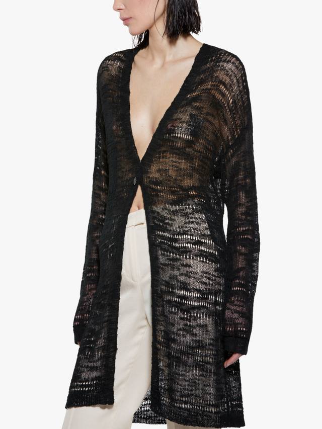 

Длинный кардиган с v-образным вырезом SISLEY