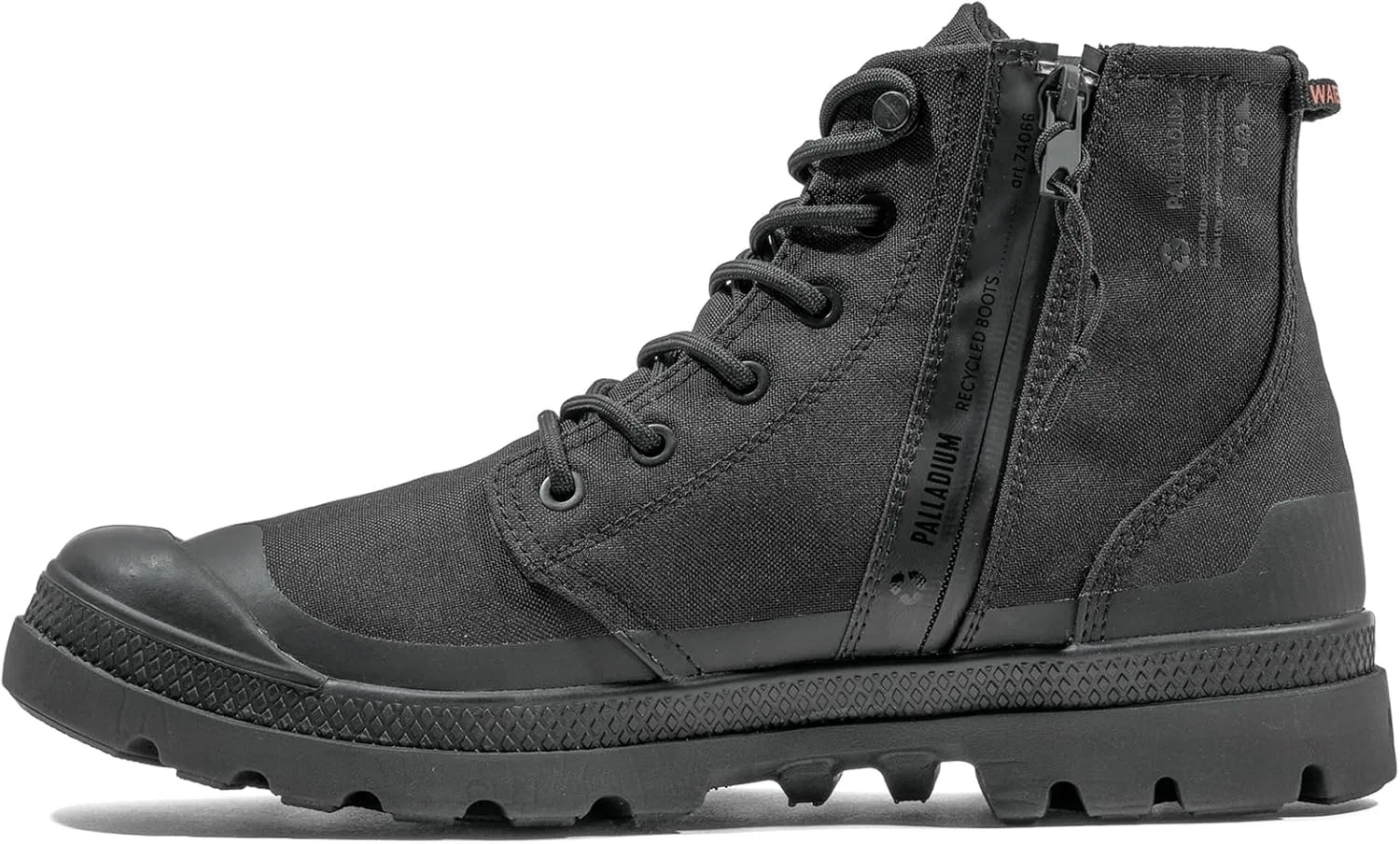 Модные ботинки Palladium Unisex Pampa Rcy Lt+wp+Zip, Black — фото 2