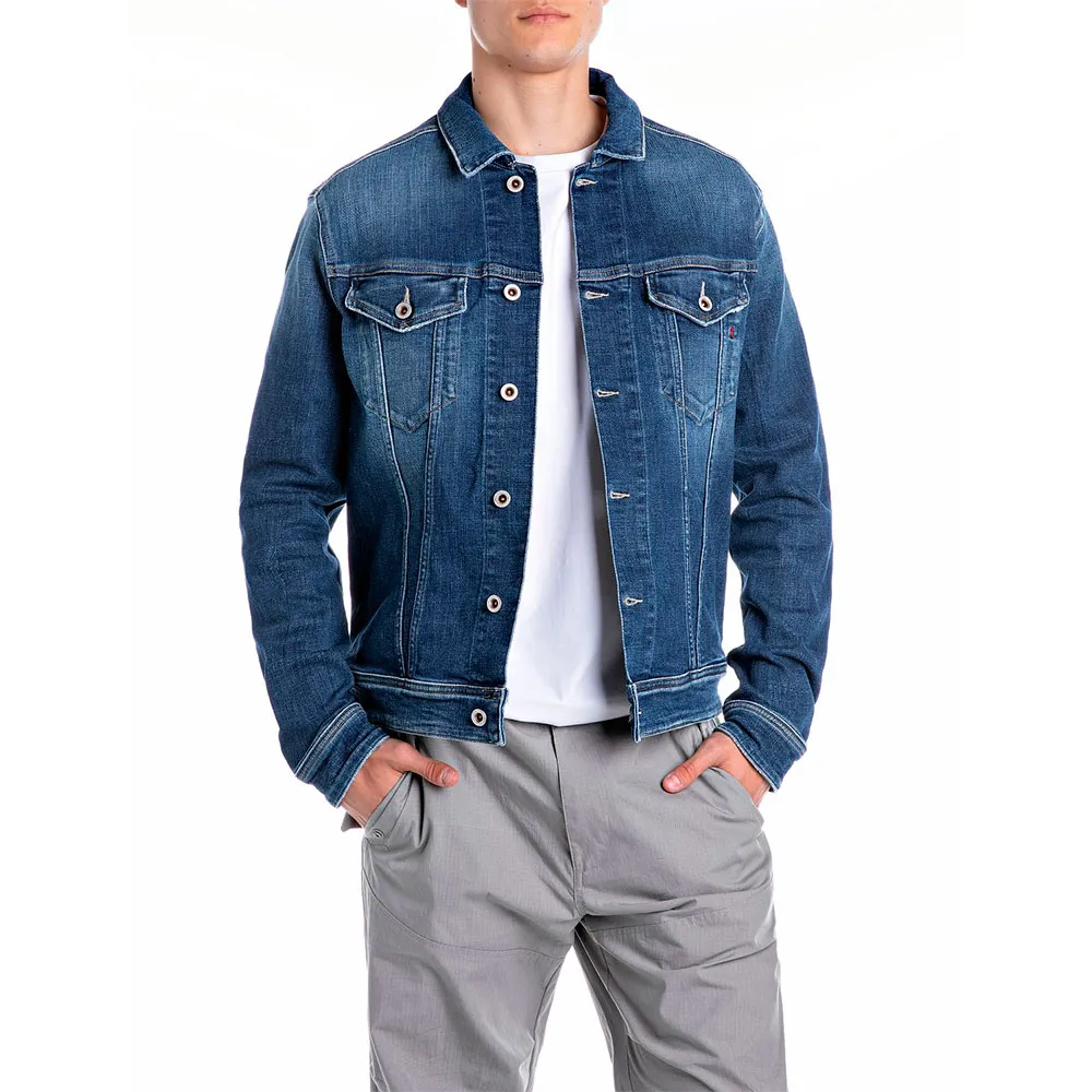 

Куртка Replay MV842J.000.141860 denim, синий