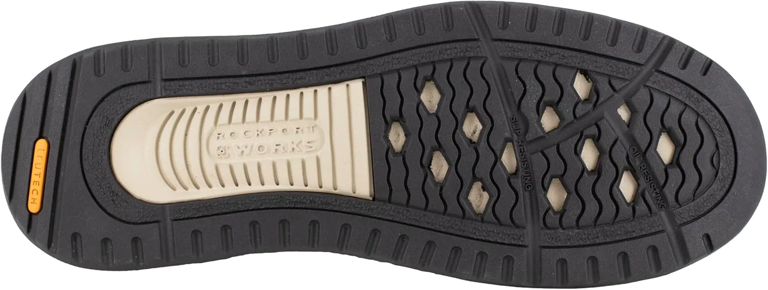 Мужские слипоны для работы Rockport Rk2151 Langdon с композитным носком, модель Sd10, цвет Брин — фото 3