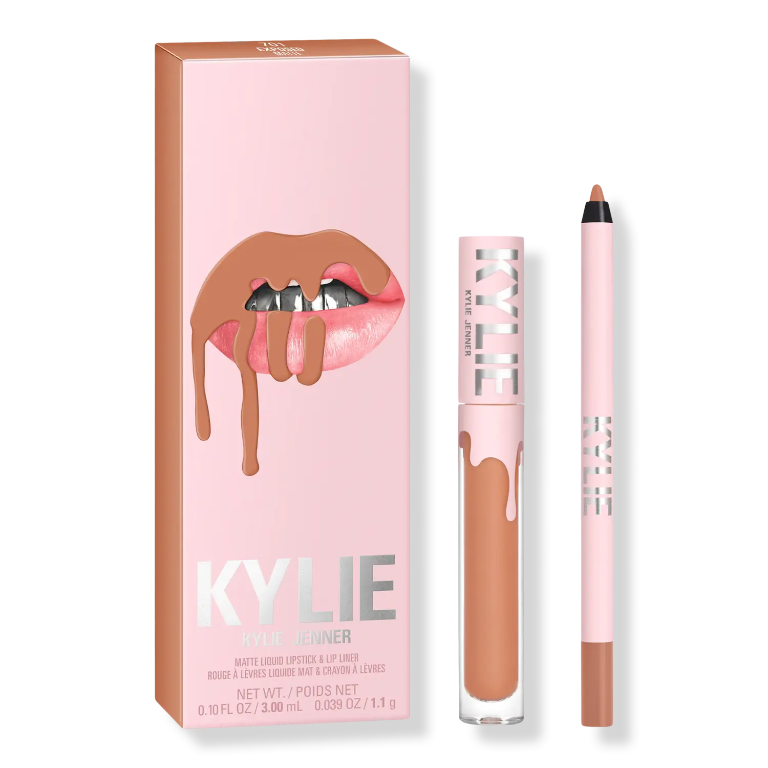 

Набор матовых помад KYLIE COSMETICS, 701 Exposed (warm nude)