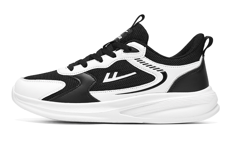 

WARRIOR Дышащие легкие низкие кроссовки унисекс белый черный белый, цвет Black White