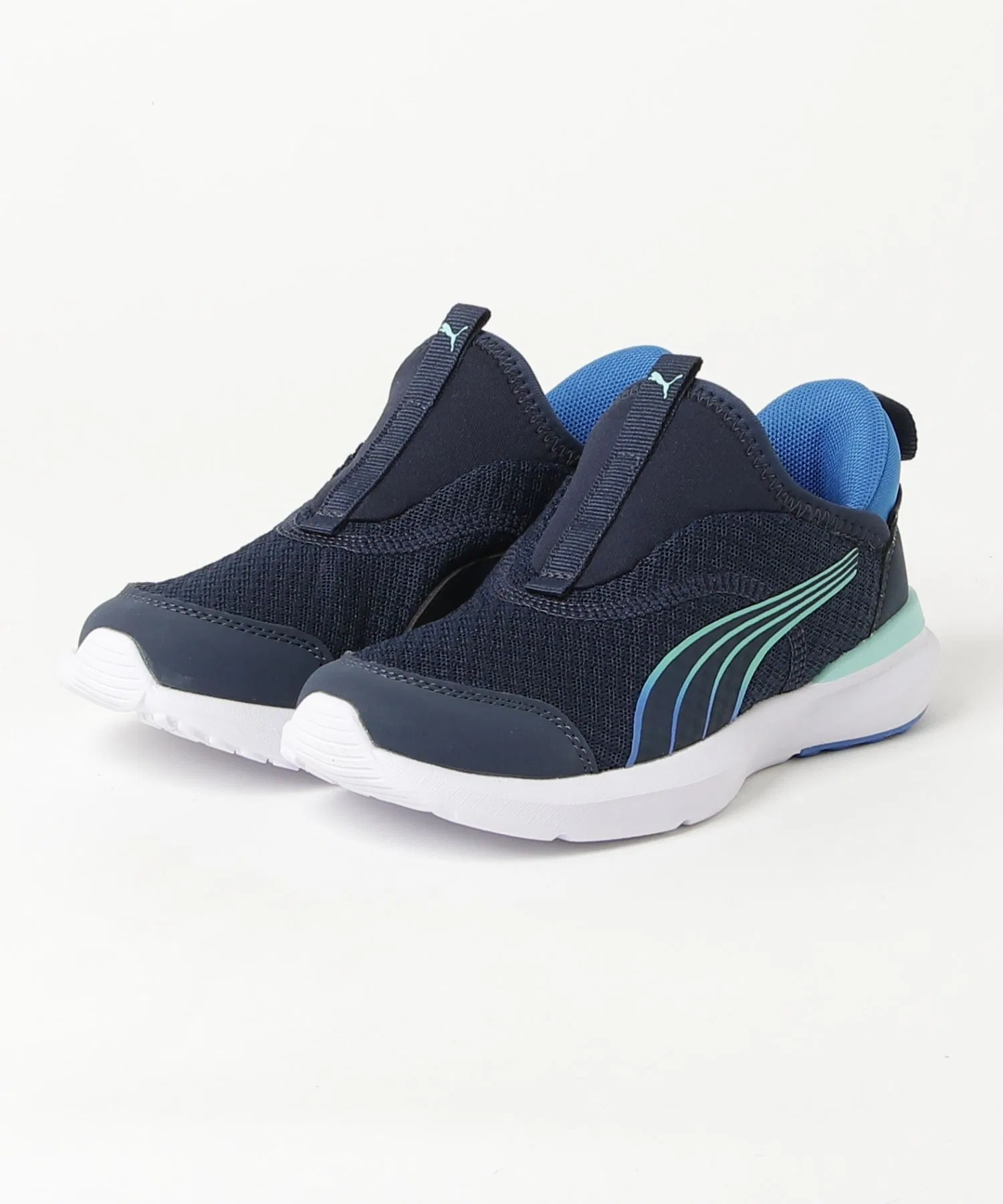 Детские кроссовки PUMA Cruise PROFOAM EASE IN AC+PS тёмно-синие