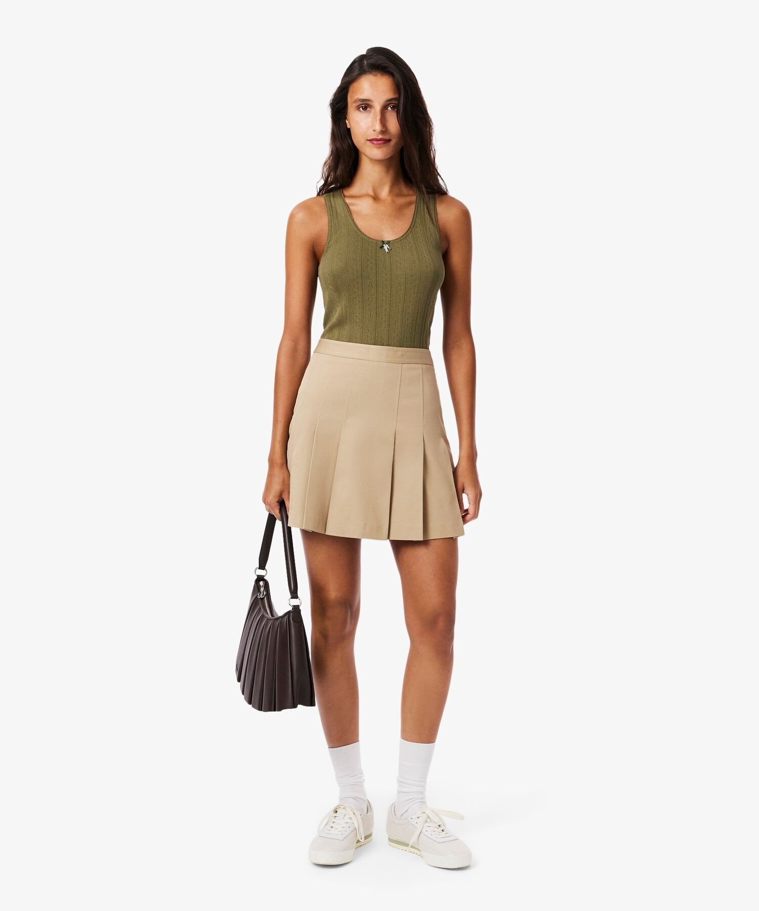 Юбка плиссированная LACOSTE Beige — фото 2