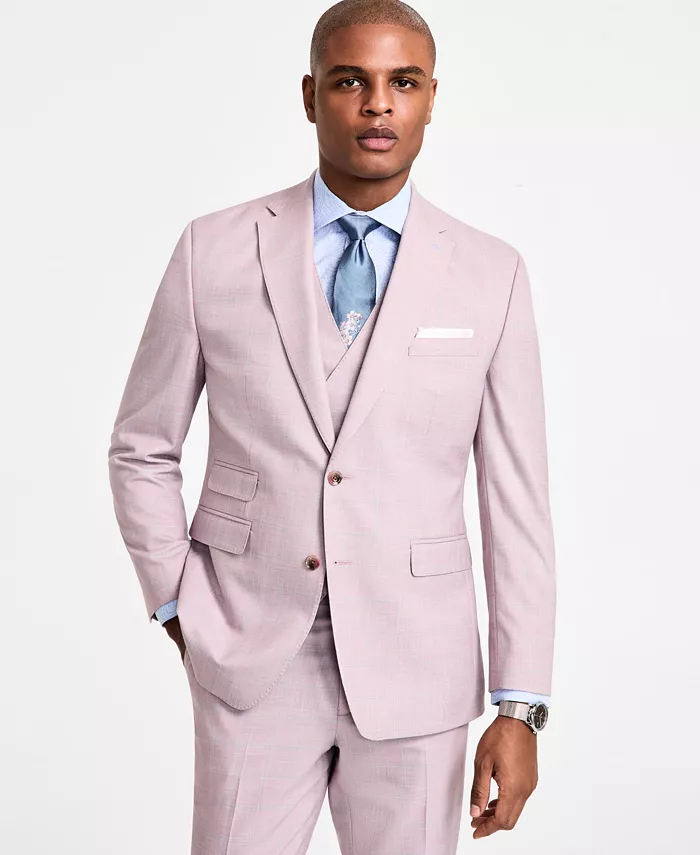 

Мужской классический пиджак Tayion Collection, розовый