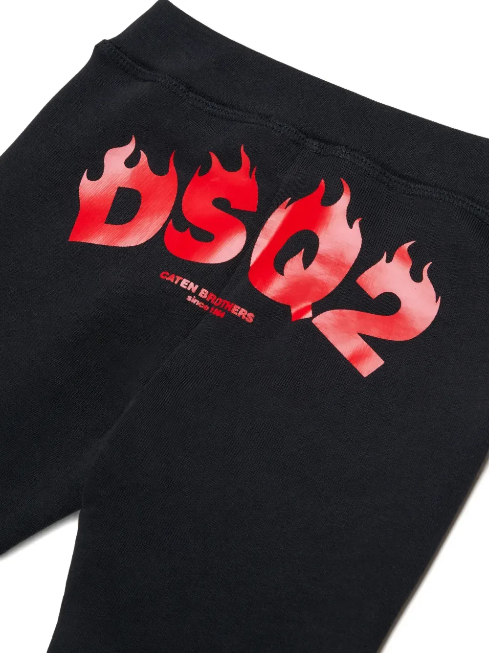 Спортивные брюки на кулиске DSQUARED2 KIDS, черный — фото 4