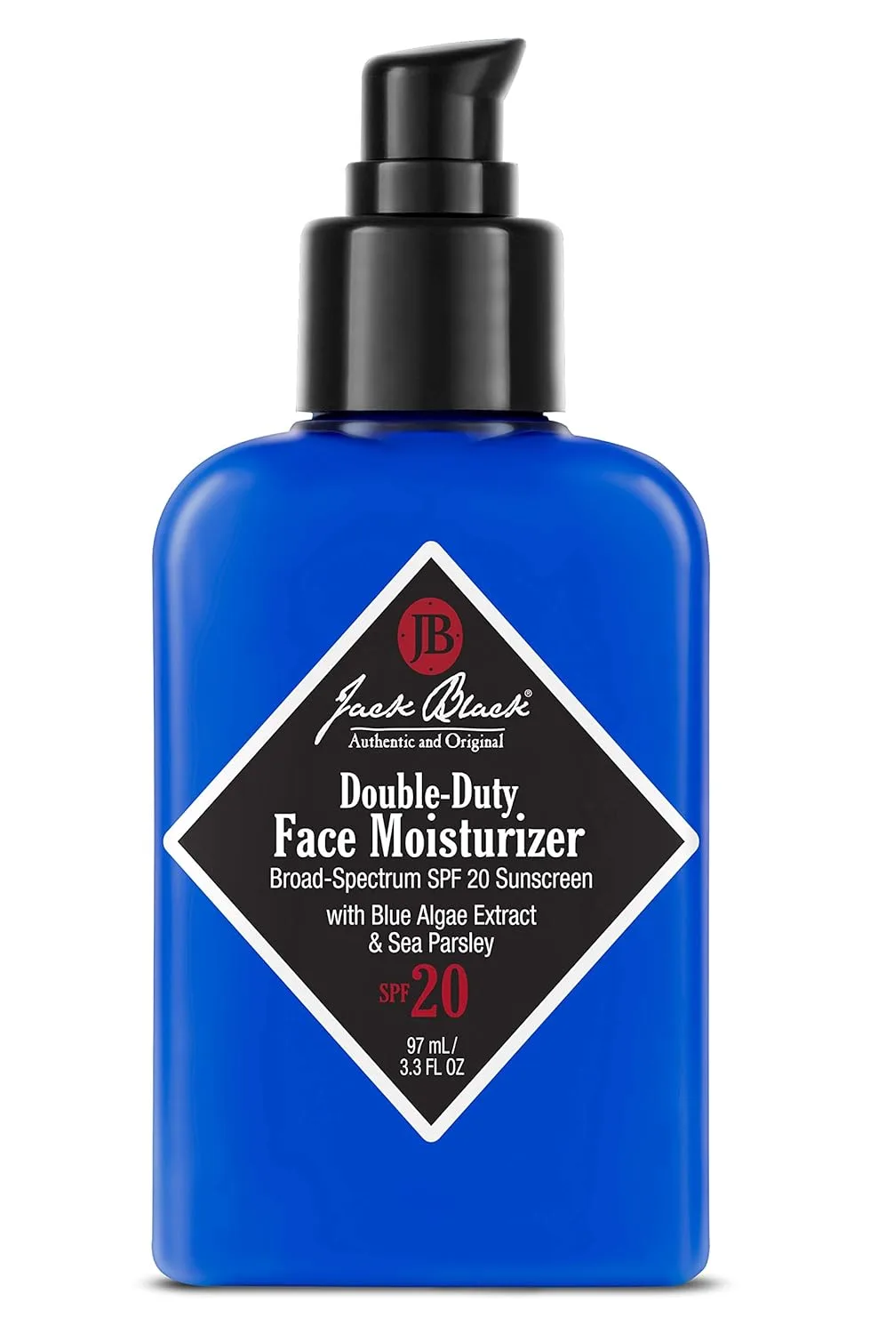 Увлажняющий крем для лица Jack Black Double Duty с SPF 20, крем для лица для мужчин, лосьон для лица для мужчин с SPF, подарки для мужчин 97,6 мл (1 шт.)