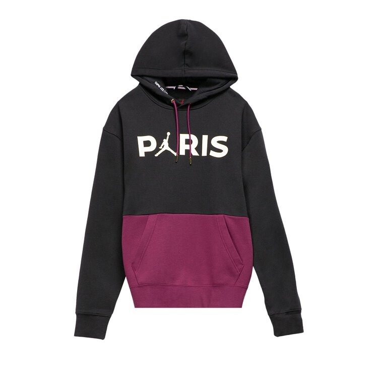 

Худи Air Jordan PSG Paris Saint-Germain Fleece Pullover 'Bordeaux', разноцветный