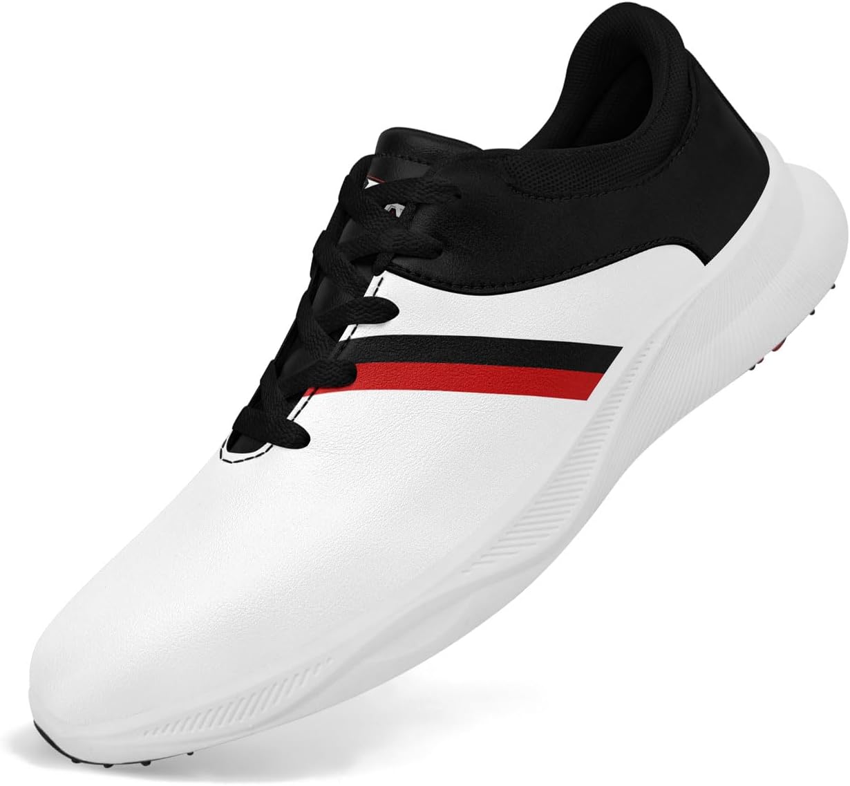 

Мужские гольф-кроссовки, спортивные водонепроницаемые гольф-ботинки без шипов, нескользящие с воздухопроницаемой амортизацией, спортивная обувь для женщин Coolcustomize, белый