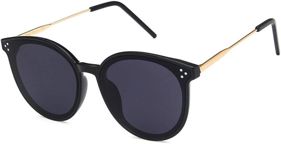 

Солнцезащитные очки Shiratori унисекс в стиле ретро, ​​ярко-черные, серые, для отдыха и путешествий, овальные, неполяризованные, с защитой от УФ-излучения UV400, Bright Black Grey