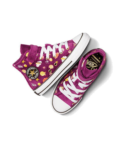 Кроссовки x willy wonka chuck taylor all star easy on 'purple' Converse, фиолетовый — фото 2