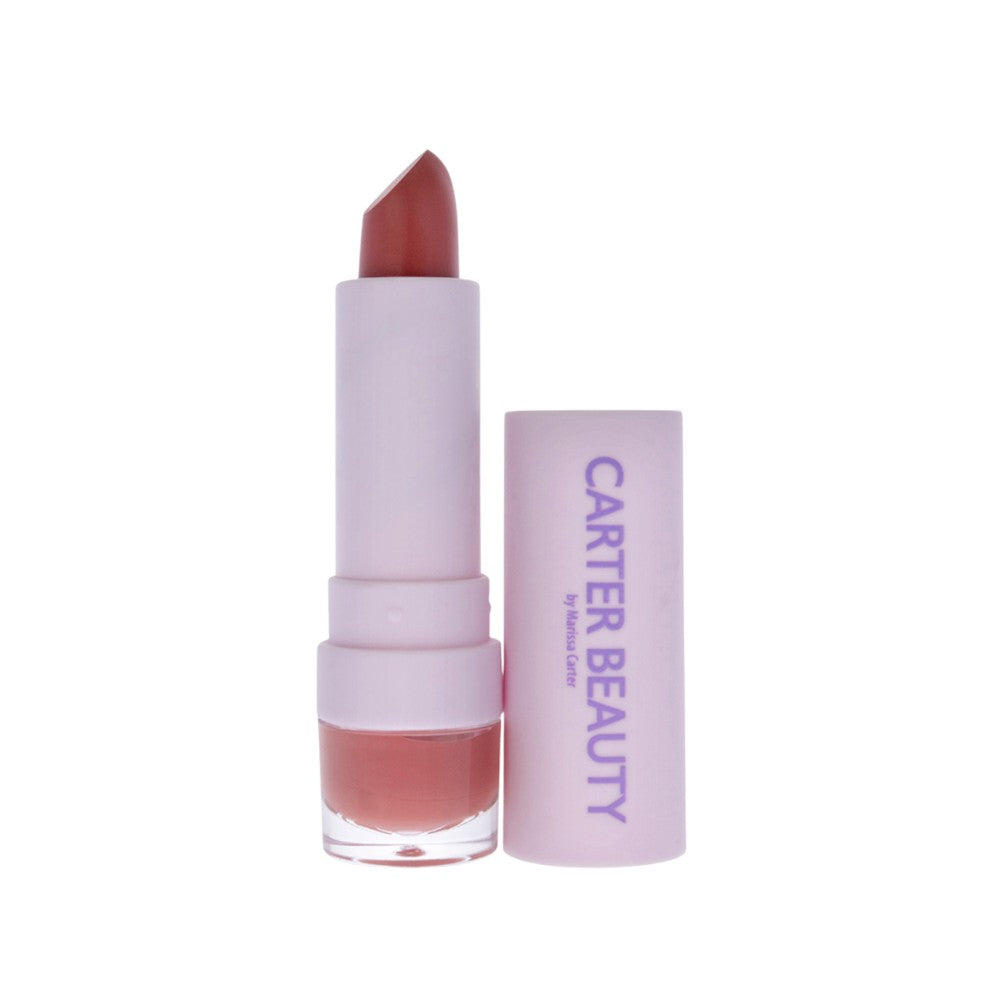 Матовая бархатная помада Word of Mouth Velvet Matte Lipstick - Debbie от Carter Beauty для женщин - 0,16 унции - набор из 2 штук, прозрачный — фото 2