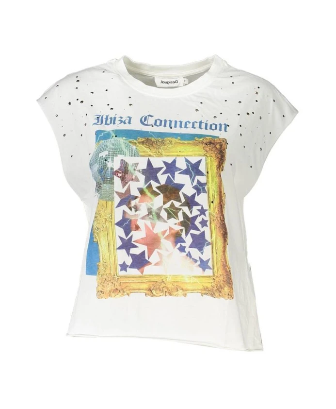 

Футболка с принтом «Звезда связи с Ибицей» Desigual, мультиколор