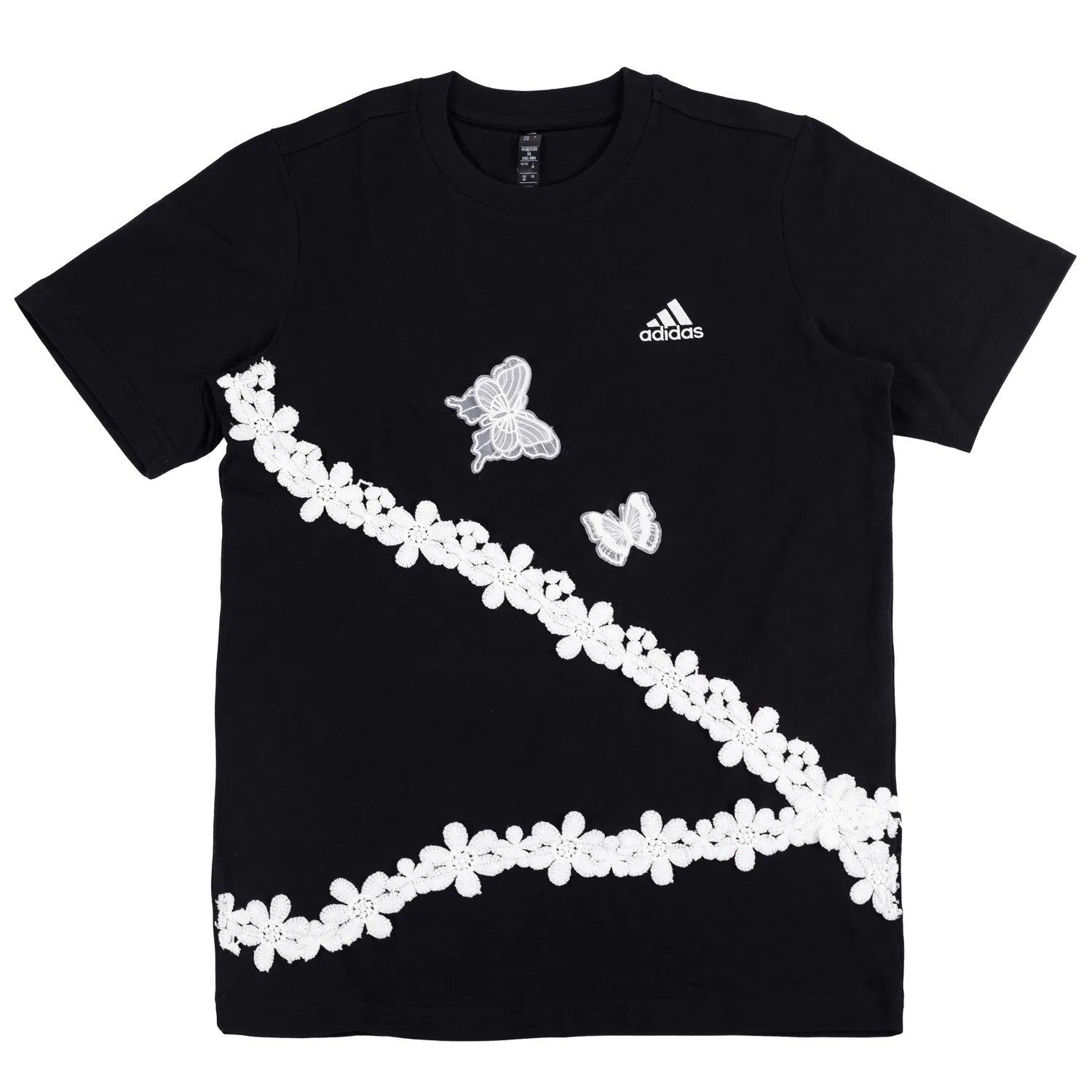 Футболка с логотипом Adidas MUST HAVES черно-белая