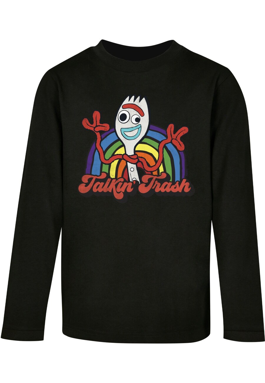 

Лонгслив ABSOLUTE CULT Shirt Toy Story 4 - Forky Talkin Trash, черный