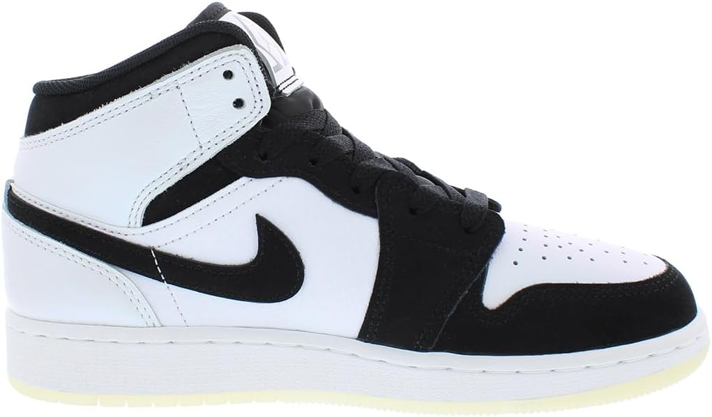 Мужские кроссовки Air Jordan 1 High Nike, белый/черный — фото 3