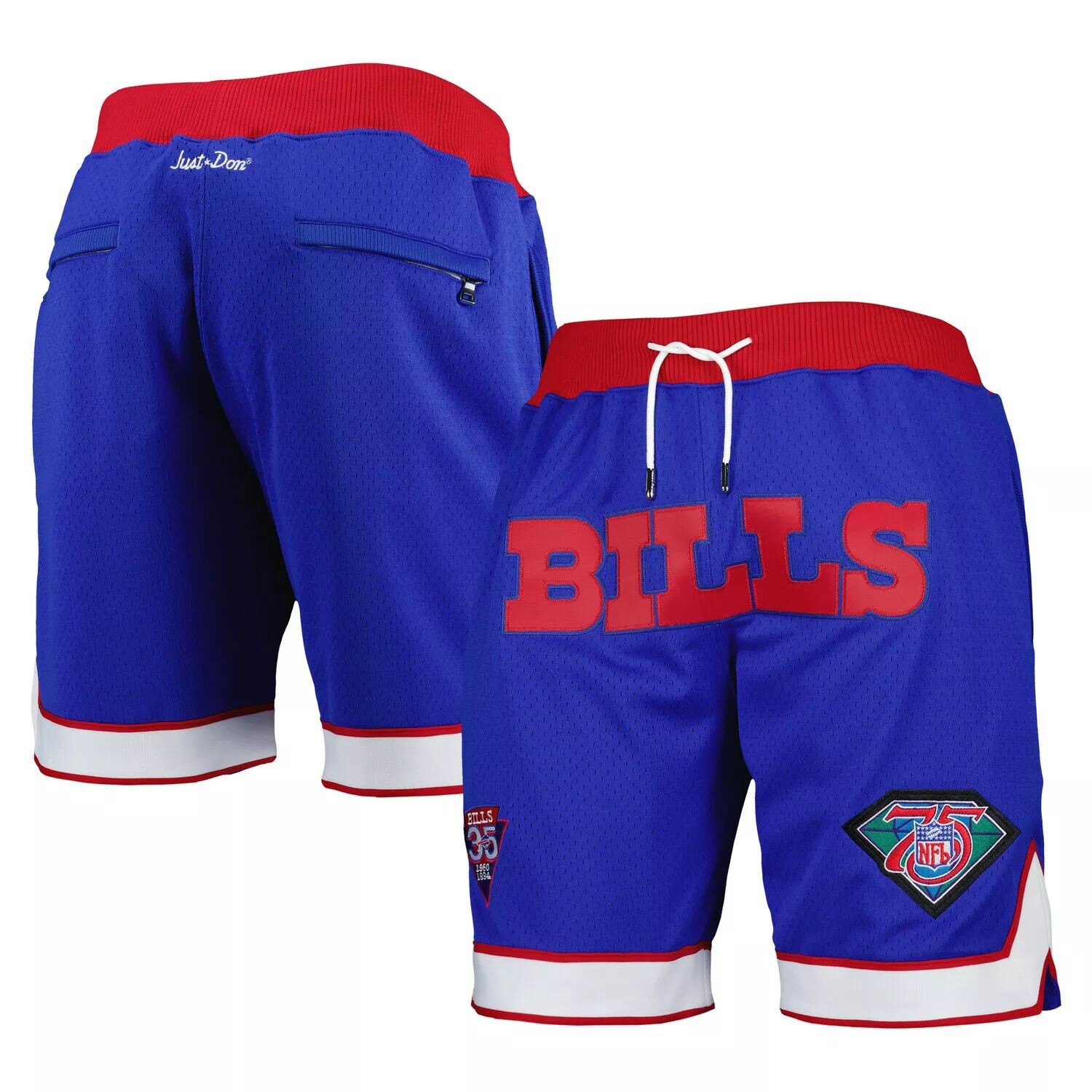 

Мужские шорты Just Don в честь 35-летия Mitchell & Ness Royal Buffalo Bills