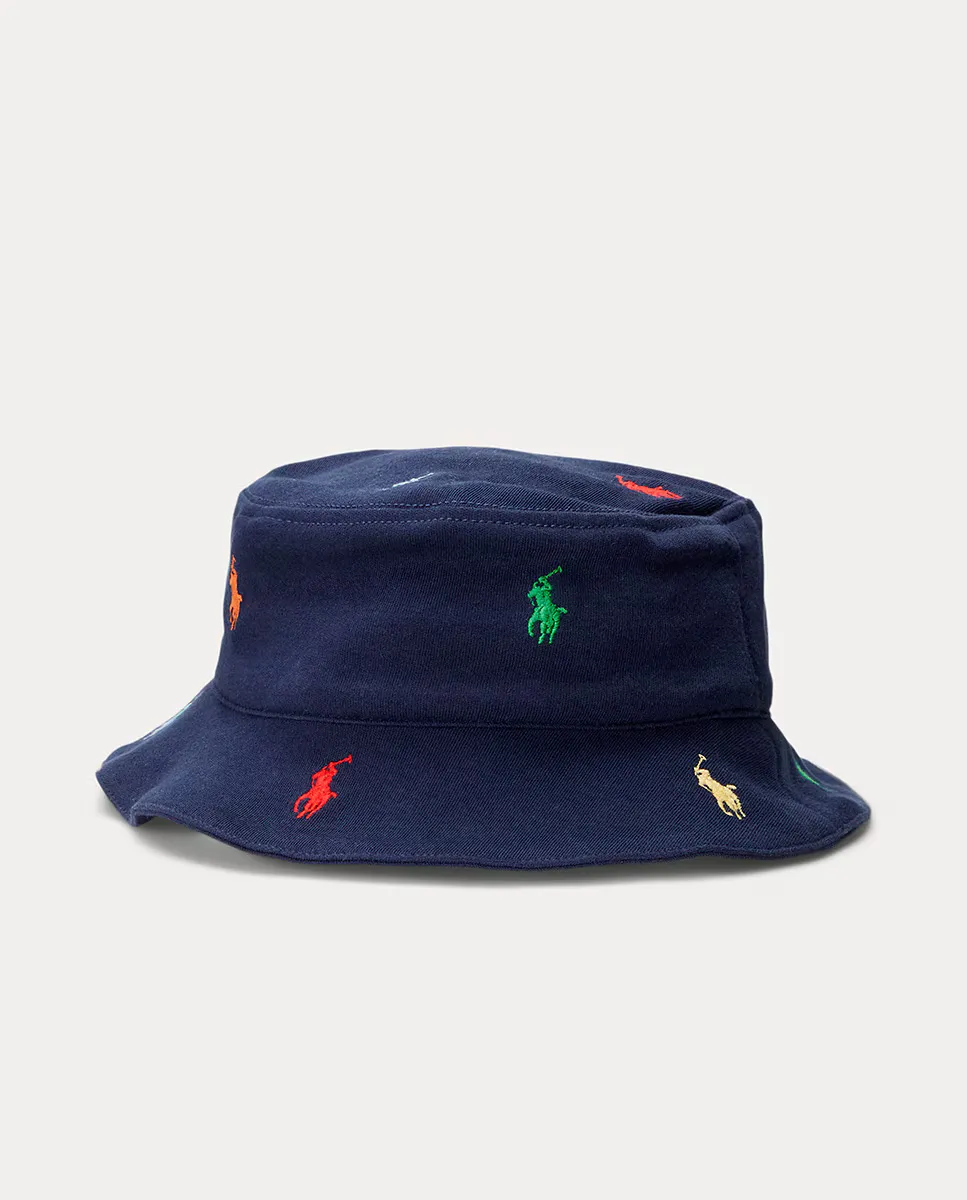 

Шапка рыбака для мальчика с лошадью Polo Ralph Lauren, темно-синий