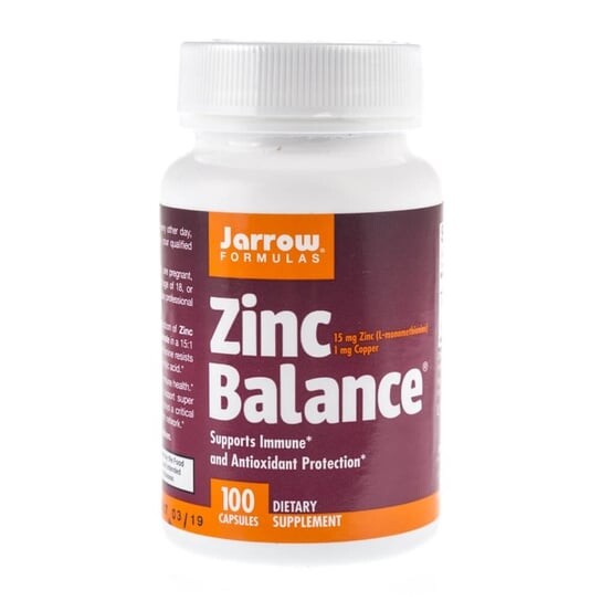 

Цинк Баланс Jarrow Formulas, 100 капсул