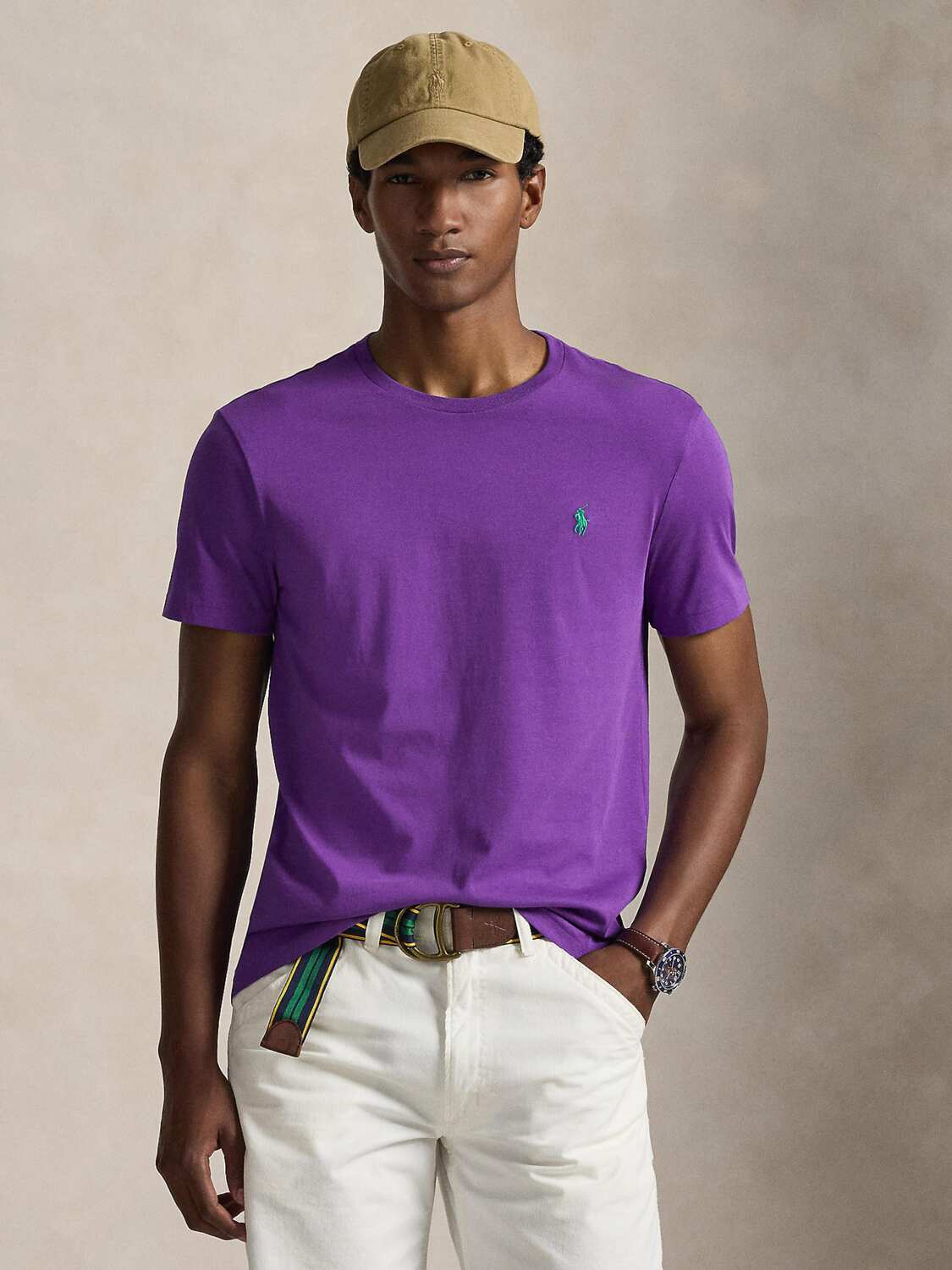 Polo Ralph Lauren Футболка Regular Fit 'SSCNCMSLM2' в цвете Purple — фото 2
