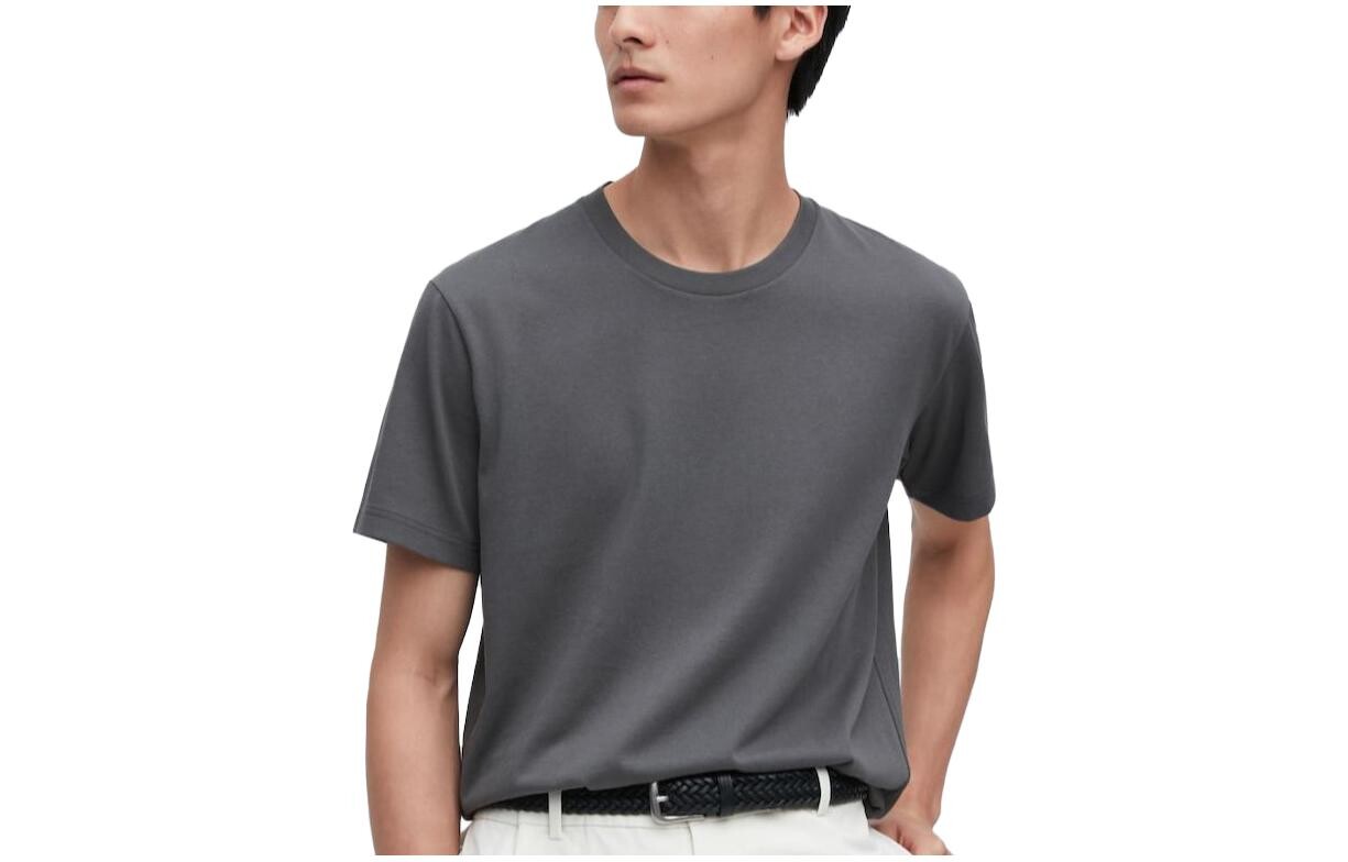 

UNIQLO Мужская футболка, цвет Asphalt Gray