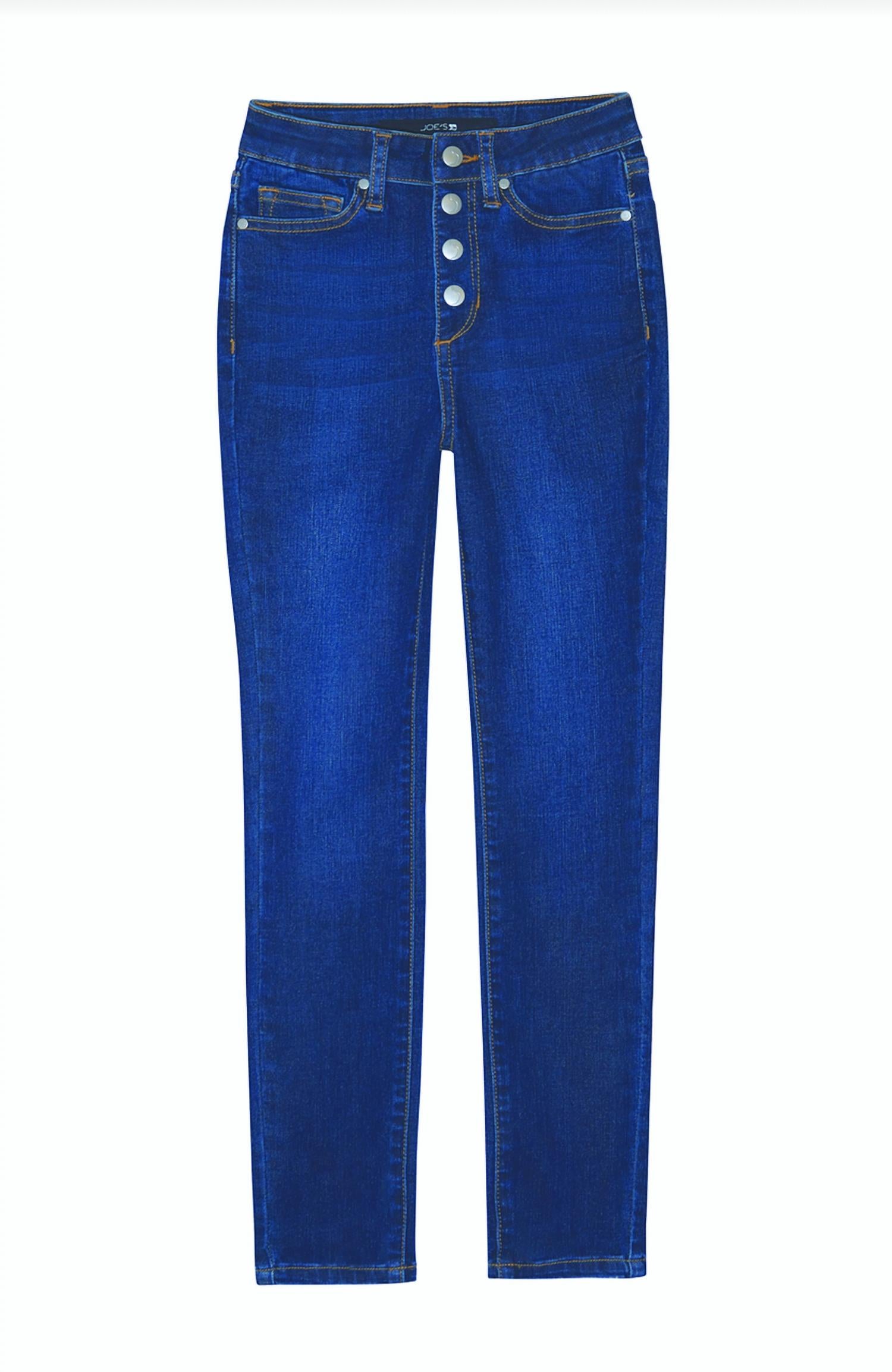 

Джинсы скинни для девочек с застежкой на пуговицах в цвете сланец индиго JOE'S Jeans