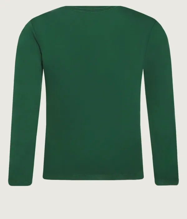 Блуза regular fit Polo Ralph Lauren, бутылочно-зеленый — фото 2
