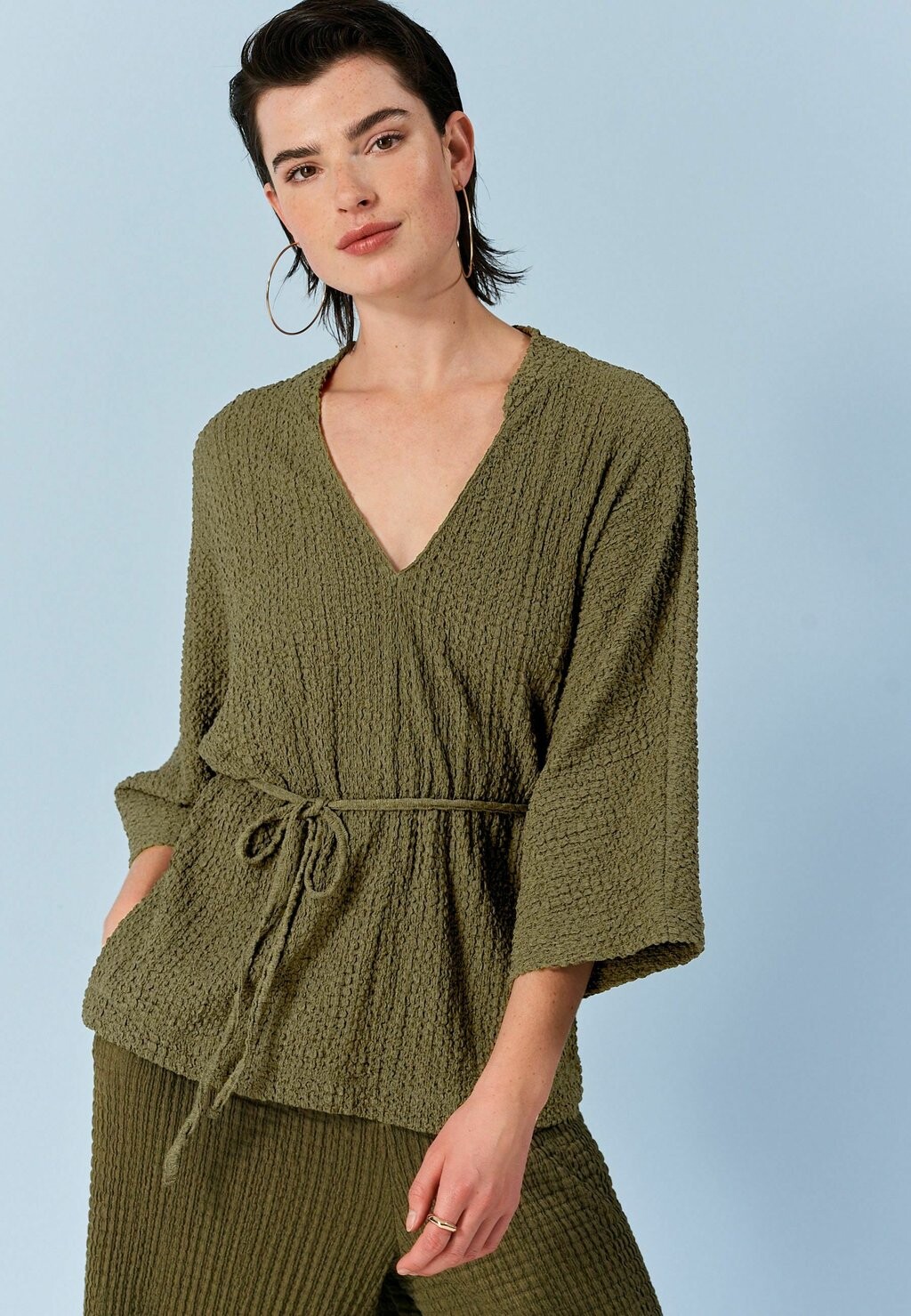 

Туника TEXTURED PETITE Next, зеленый
